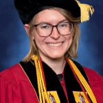 Katelyn Brinker awarded her Ph.D. degree and receives the Research Excellence Award in the ECpE Department